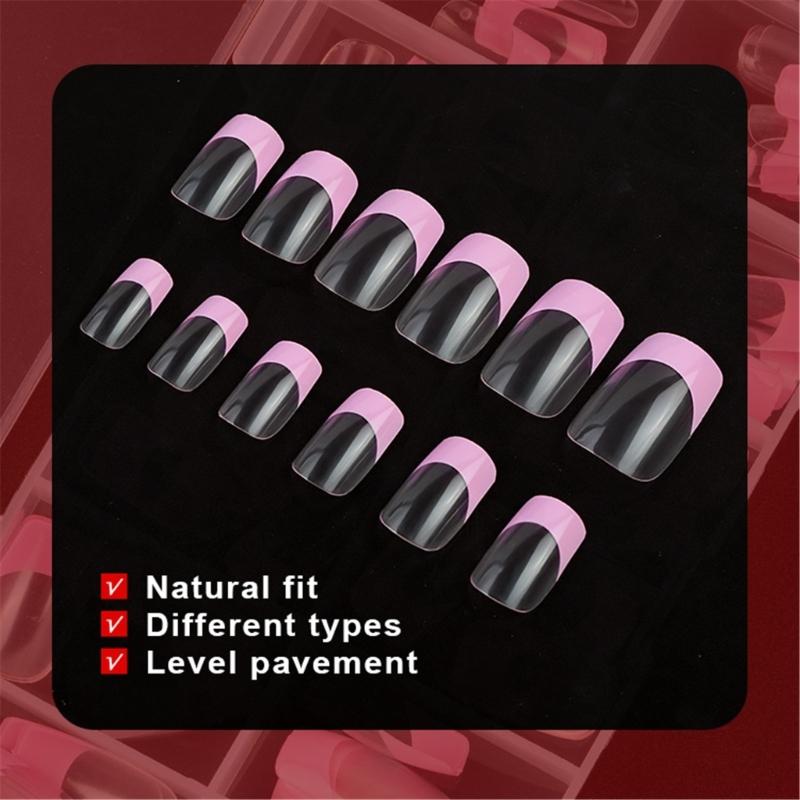 European American Style French Press On Nails Extensions for Nail Enthusiasts