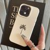 Minimalist Palm Tree Pattern Phone Case For iPhone 11 12 13 14 15 16 17 Pro Max 17 Air 15 14 Plus X XR XS Soft TPU Funda Cover