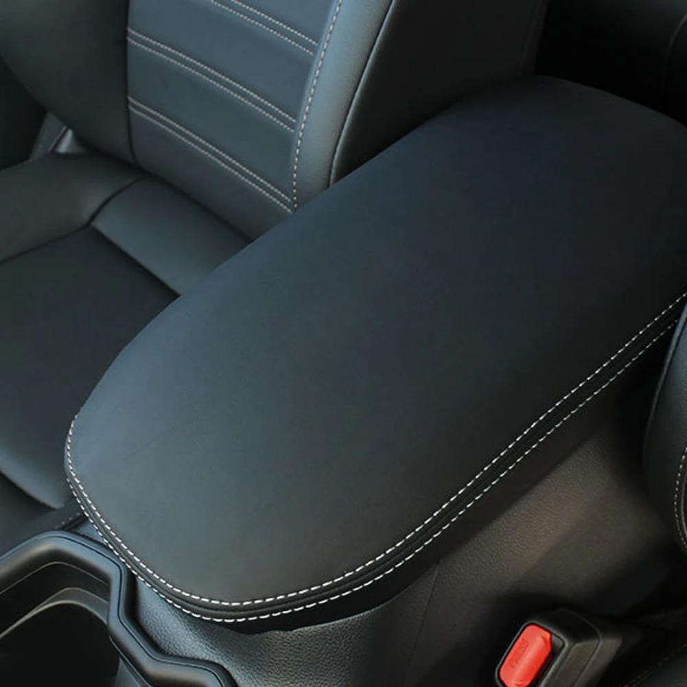 Auto Center Console Armrest Cover PU Leather Arm Rest Box Lid Cover For Toyota RAV4 XA50 2019-2026 Protective Interior Accessory