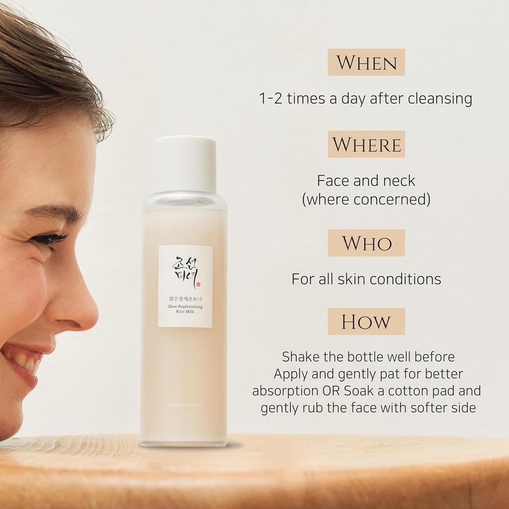 Of Glow Replenishing Rice Milk Rice Toner 150ml [Beauty Joseon] [BOJ] NEW! Rice Skincare/Toner/Lotion