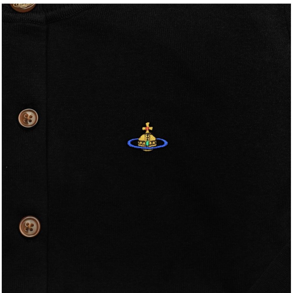 Vivienne WeStwood 1803002p Y001v N401 Bea Broderie Logo Orb Cașmir Cardigan Femei