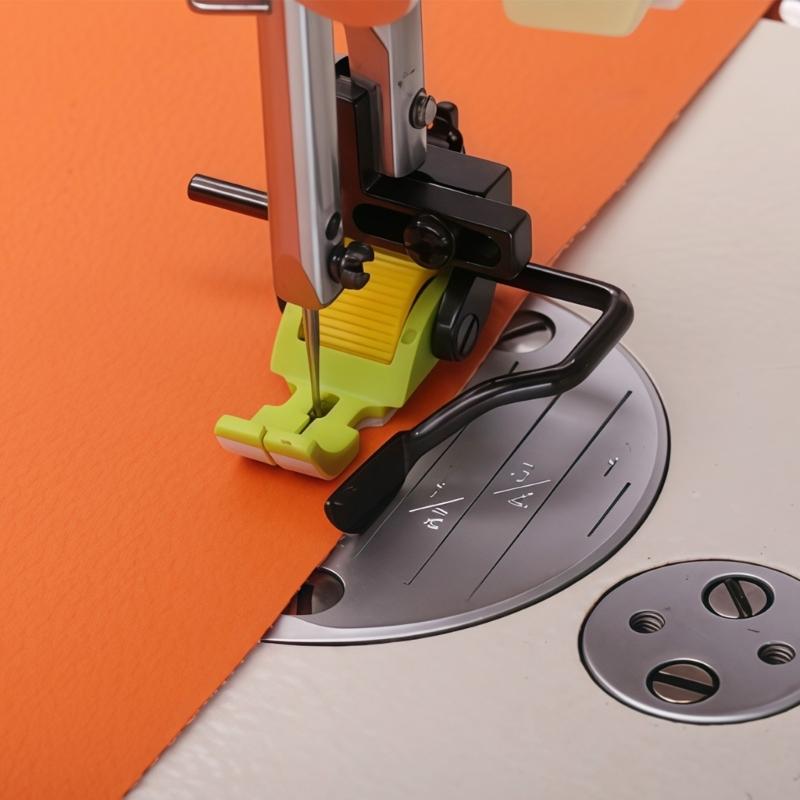 5-in-1 Mehrzweck-Rollsaumfuß mit linken und rechten Führungen Nähmaschinenfuß für Stoffschneiderei Quilting