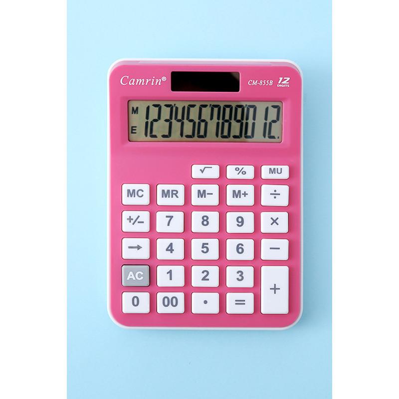 Versatile 12 Mini Digit Solar Power Calculator Colorful Design Offices Tool