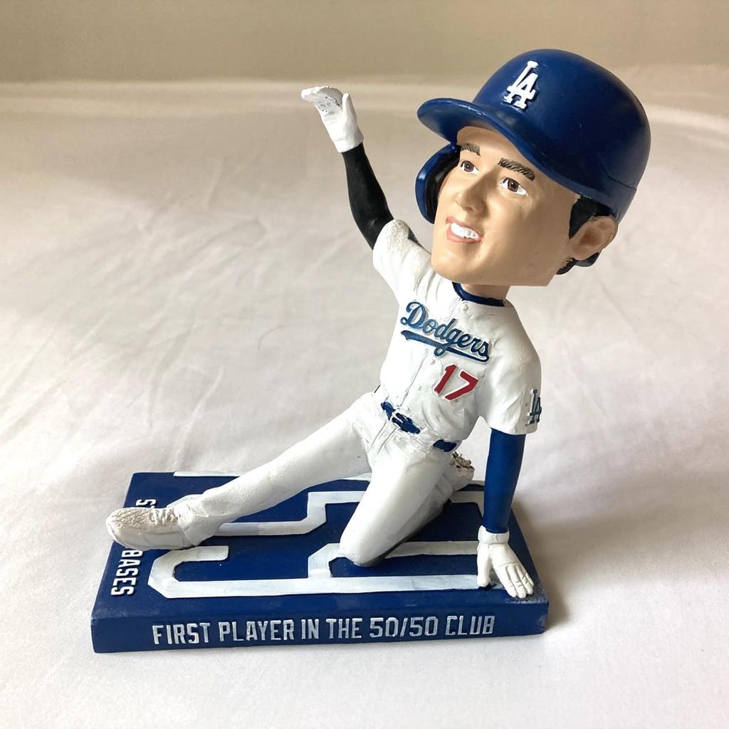 Shohei Ohtani 5050 Commemorative Bubblehead Figure, 50 Stolen Bases Sliding, Dodger Stadium Exclusive Distribution Item, May 15, 2025 [Item]