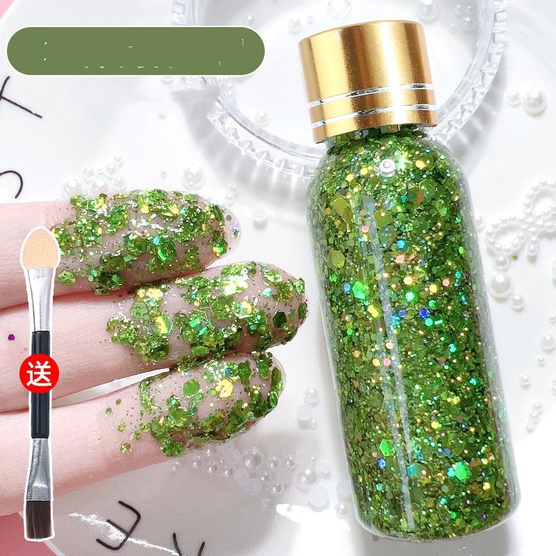 Super glänzendes Glitzer-Lidschatten-Gel - Kein Kleber erforderlich Glitzerpigment für Bühnen-Make-up, Schüleraufführungen, Heller Kristallperlen-Schimmer-Augen-Make-up