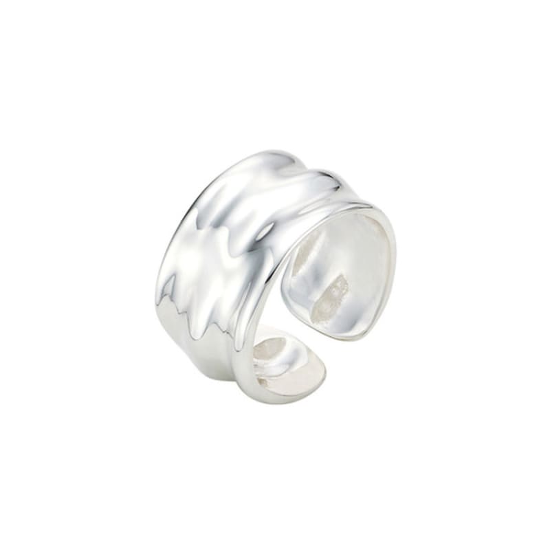 TOU SS012 Wave Bold Open Ring