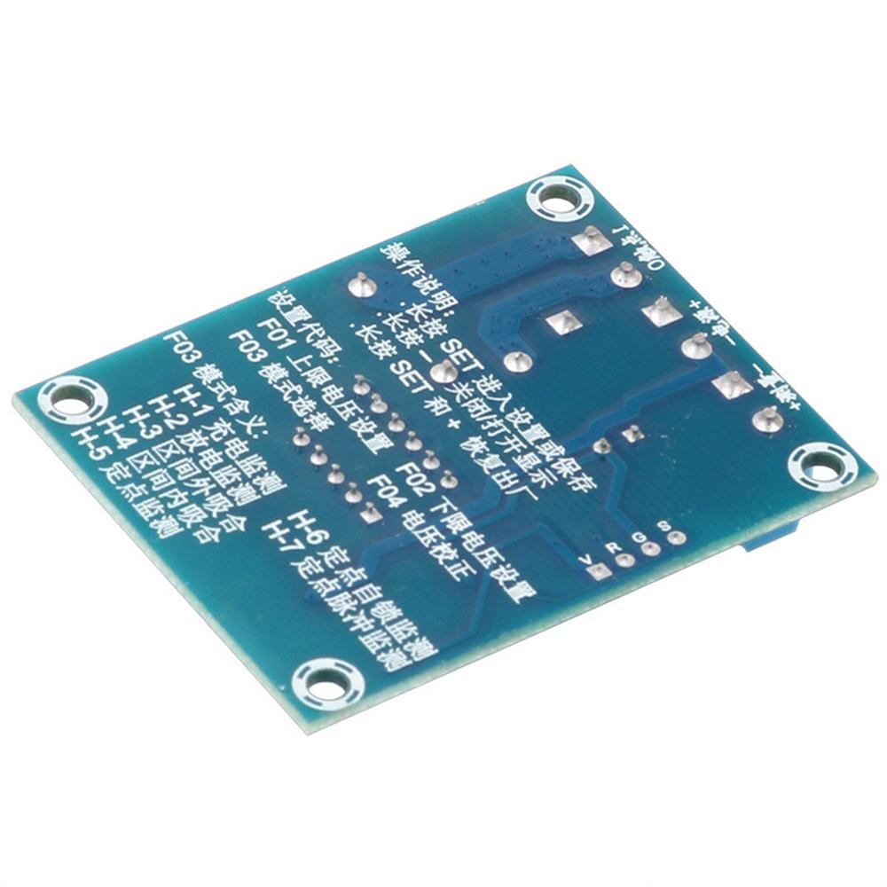 DC 9V 12V 24V Digital Voltage Control Relay Module Relay Switch Control Board LED Voltmeter Charging Discharge Protection Board
