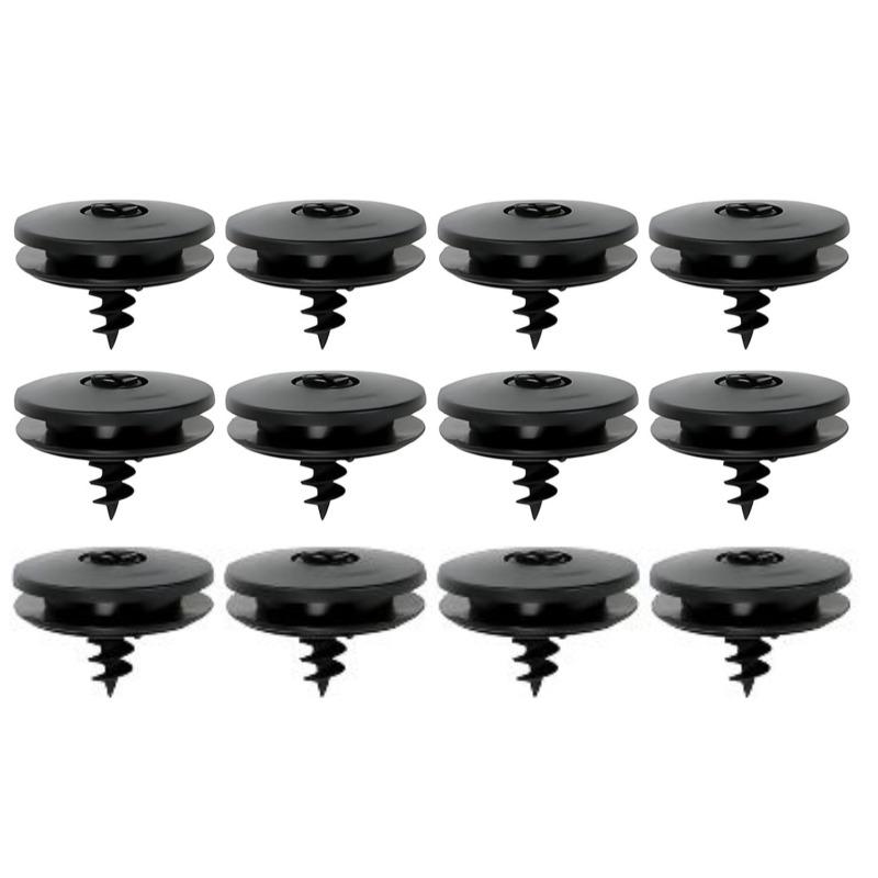 12PCs Universal Car Fastener Floor Mat Clips Carpet Fixing Clamps Buckles For VW All Models Clamps Holders Fasteners Anti Skid