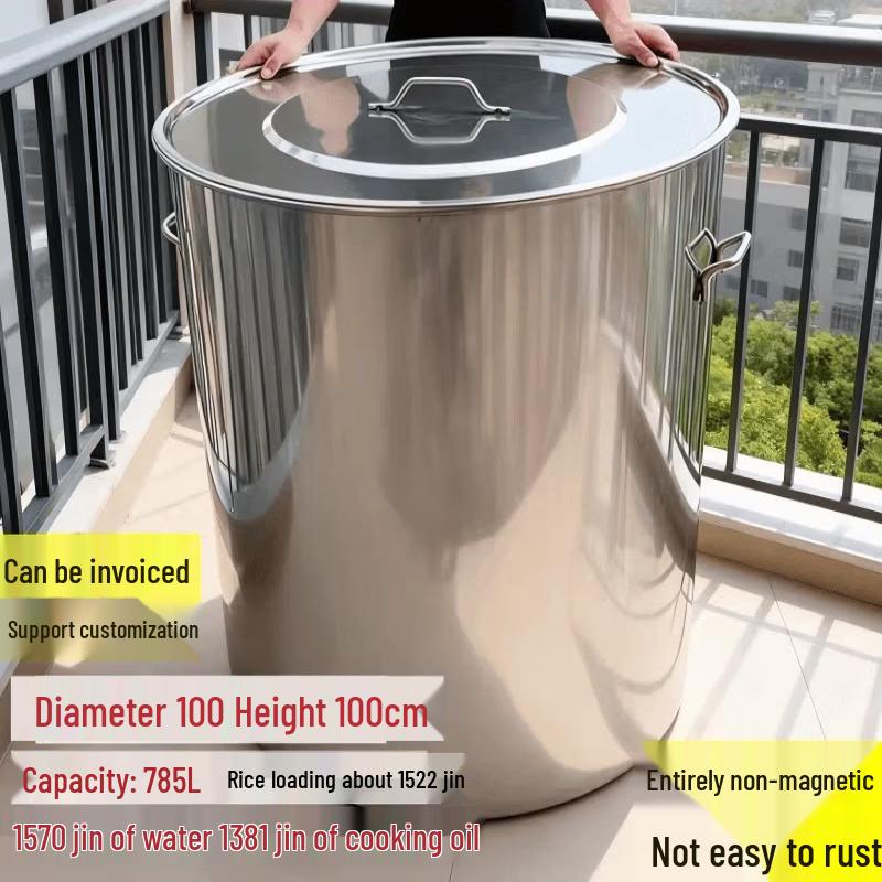 Heavy-Duty Stainless Steel Stockpot with Lid