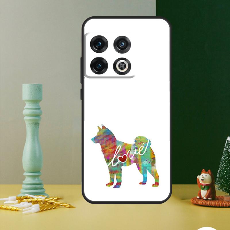 

Animal Cute Dog Akita Phone Case For OnePlus 13 12 11 13R 12R 10R 9 10 Pro 8T 9RT 10T Nord 4 CE 2 3 Lite N20 N30 OnePlus Nord 3