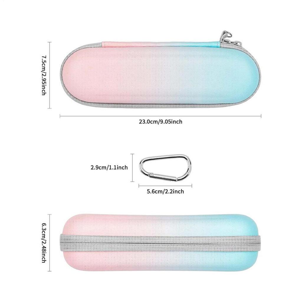 Travel Case For Electric Toothbrush Toothbrush Holder With Mesh Pocket Container Box Storage For Travel Household Teeth Adults
