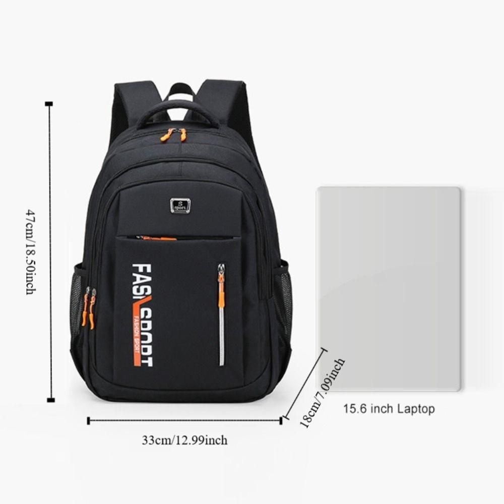 Universal Ergonomic Men Backpack Wear Resistant Water-repellent Business Backpack Fashion Large Capacity Computer Bag Hiking