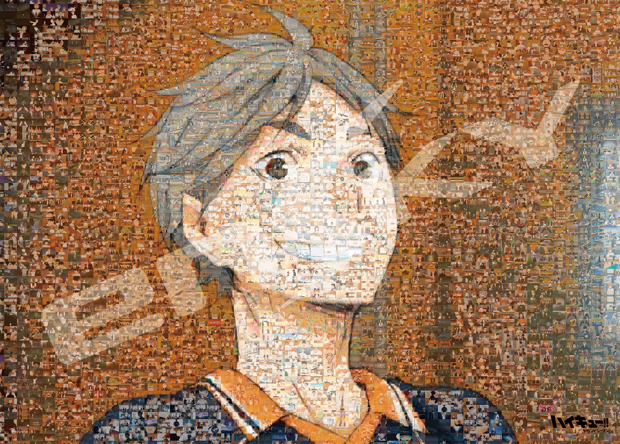 Ensky jigsaw Mosaic Sugawara Large Pieces 300-piece puzzle, Haikyu!! Art, Koushi, (38x53cm), 300-L505