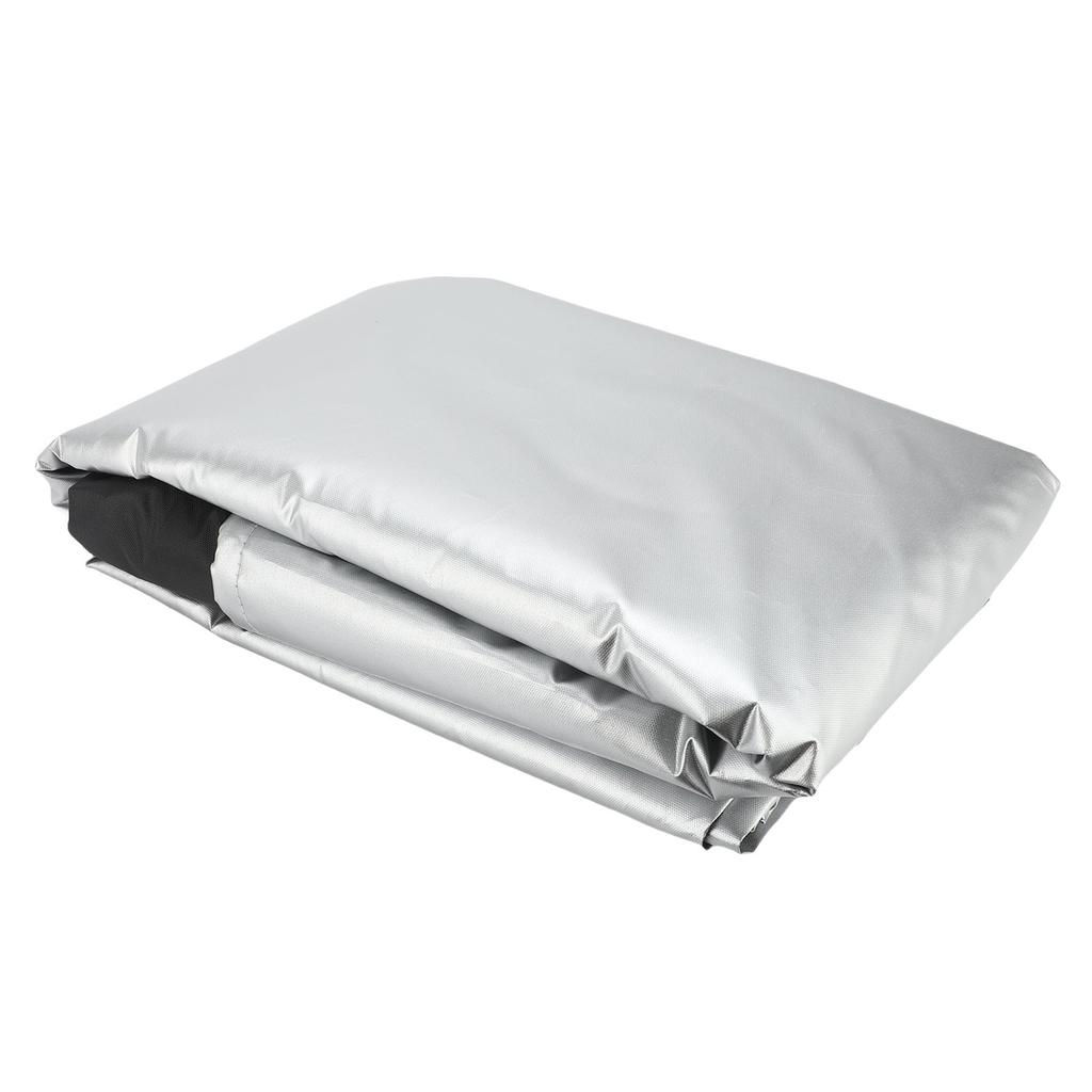 Patio Furniture Cover 210D Oxford Cloth Rainproof Sun Proof Outdoor Table and Chair Set Cover with Windproof Drawstring