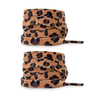 Módní tkaničky s leopardím potiskem pro muže i ženy