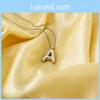 Trendy And Chic Stainless Steel Alphabet Chain Necklace