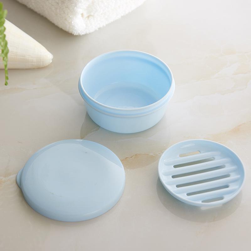 Liklai Portable Sealed Soap Box with Lid for Travel and SPA.