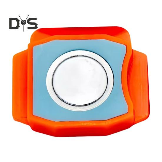 

1/2 шт. Магнитный направляющий шов для швейной машины со шкалой Многофункциональный швейный направляющий инструмент для подрубания края Универсальные аксессуары для швейной машины 1pc оранжевый