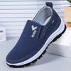 Spring New Arrival Cloth Walking Shoes – Men's Casual Low-Top Soft-Sole Canvas Shoes for Middle-Aged & Elderly