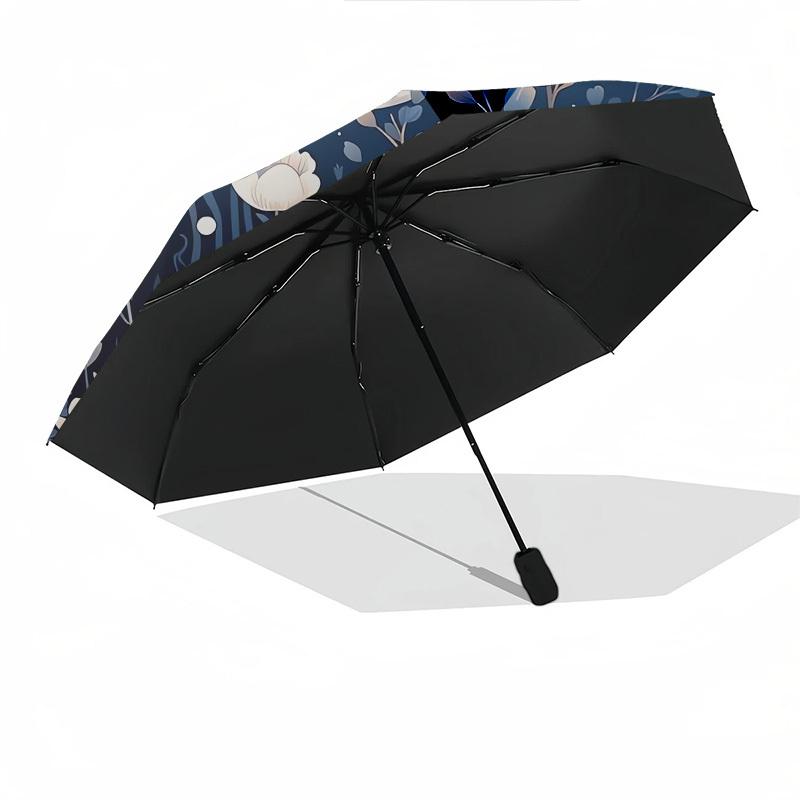 1pc Night Garden Moonlit Flowers Suitable for All Seasons UmbrellaFP235