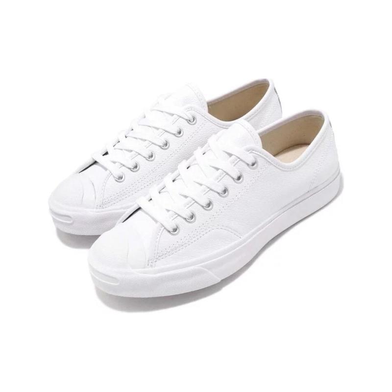 Converse Jack Purcell Comfortable and Versatile Low-Top Plank Shoes Unisex White
