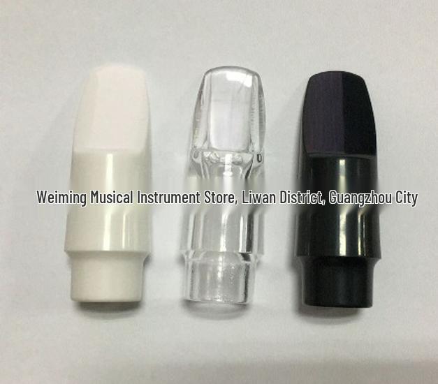 Transparent White Treble Saxophone Mouthpiece - Saxophone Accessory Soprano