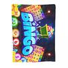 Coperte Divertenti per Gioco del Bingo Stampa in Pile Traspiranti Leggere Coperte da Lancio per Letto Copriletto da Esterno