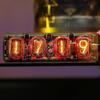 RGB Digital Clock Led Electronic Glow Tube Table Clock Creative Technology Decorative Desktop Clocks Home Decor Accessories