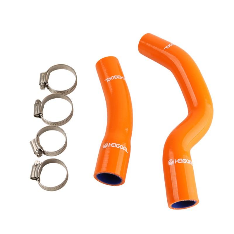 Upgraded Radiator Hose Kit KTM Duke 790 890 Leak-Proof Reinforced Silicone Coolant Black Orange