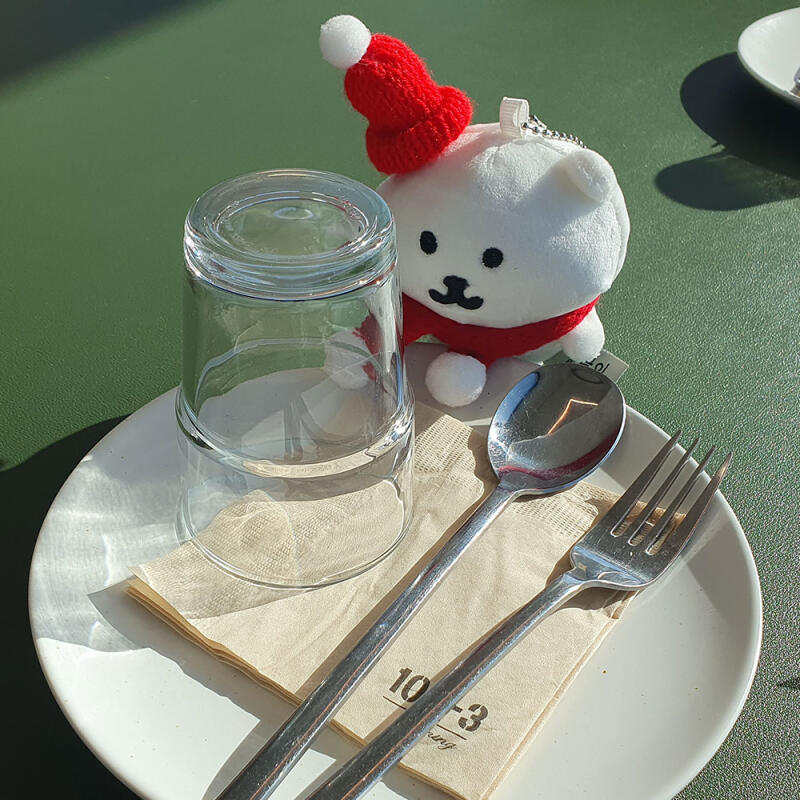Muffler Christmas Bear Joking Bear Animal Doll Keychain