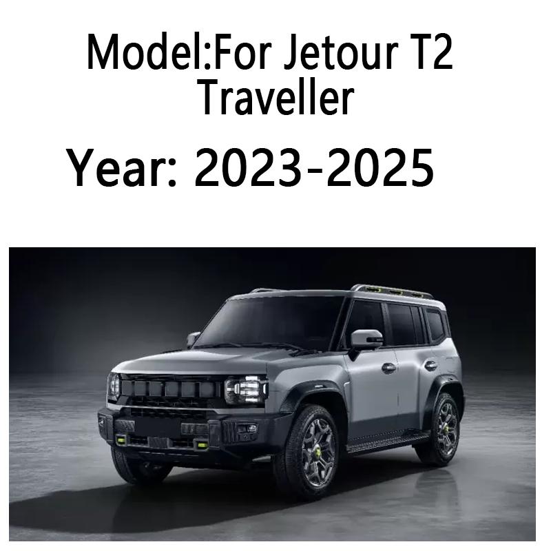 For Jetour T2 Traveller 2023-2025 Car Trunk Cargo Cover Luggage Tray Storage Security Shield Privacy Partition Mat Accessories