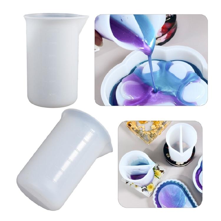 Multipurpose 120ml Silicone Measuring Cups for Lab Experiments and Projects Heat Resistant and Easy To Cleaning