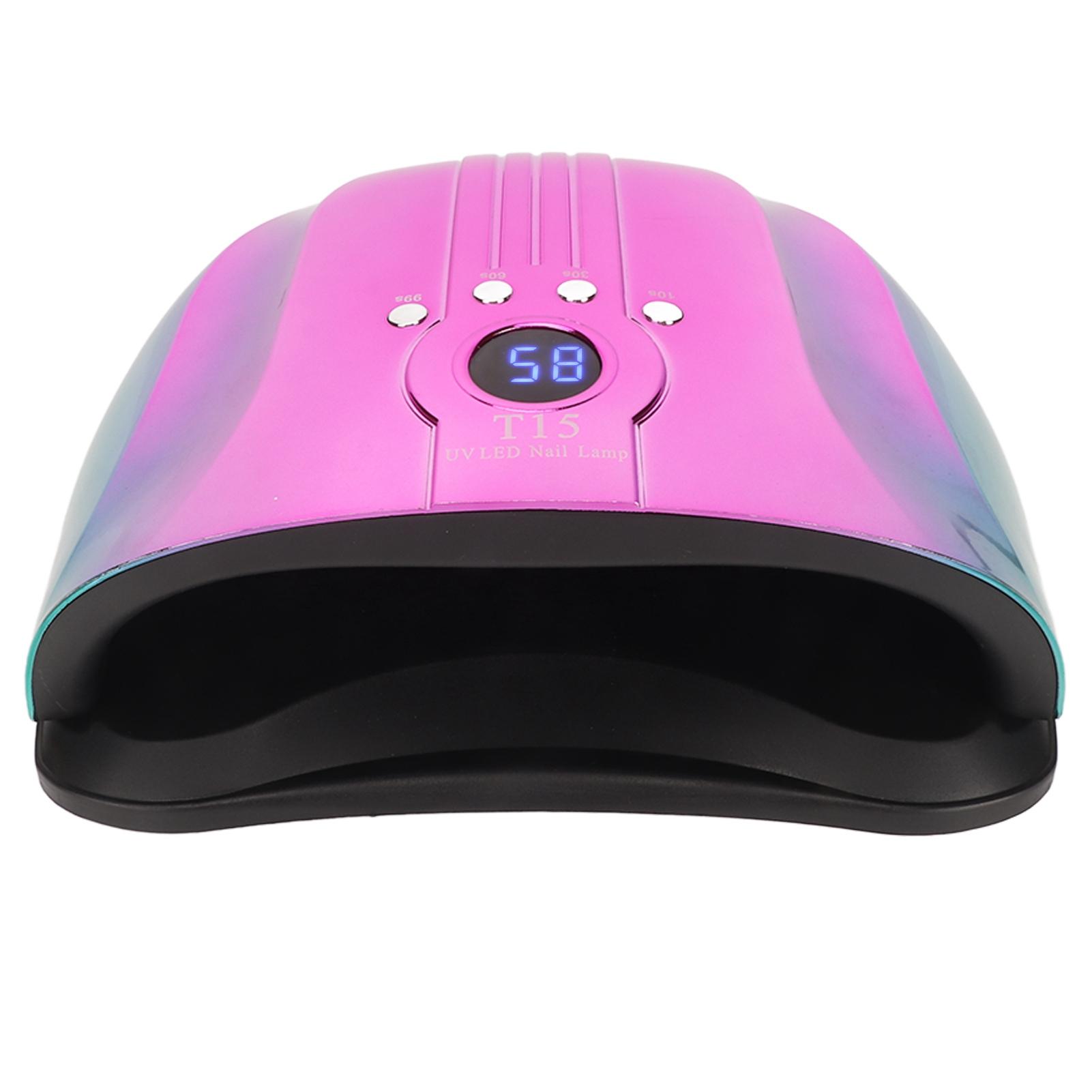 

160 Вт сушилка для ногтей 54 шт. световых чипов 4-тактная инфракрасная индукционная лампа для сушки геля для ногтей 100‑240 В US PLUG