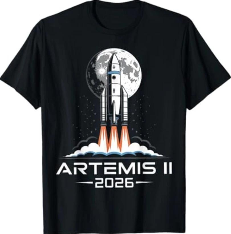 Artemis II Back to the Moon 2026 T-Shirt XL