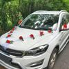 Rose Artificial Flower For Wedding Car Decoration Bridal Car Decorations White Pink Red Yellow Artificial Rose Car Decor