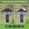 Bird Feeder Rod Wrap Around Protective Shield Bird Feeder Rod Bird Food-Guard Squirrels Baffle