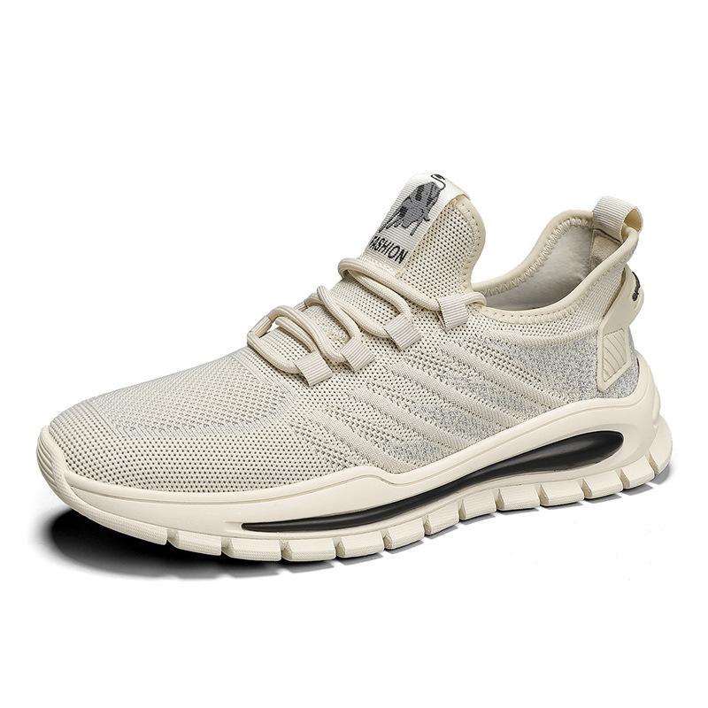 Men's shoes fly-woven breathable casual shoes new sports shoes men's low-top travel men's trendy shoes