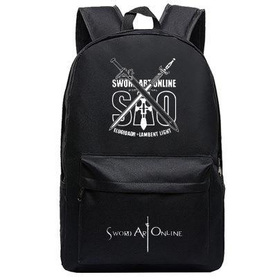 

Sword Art Online Animation Peripheral Backpack Lightweight Computer Bag Large Capacity Student School Bag Sword art online school bag