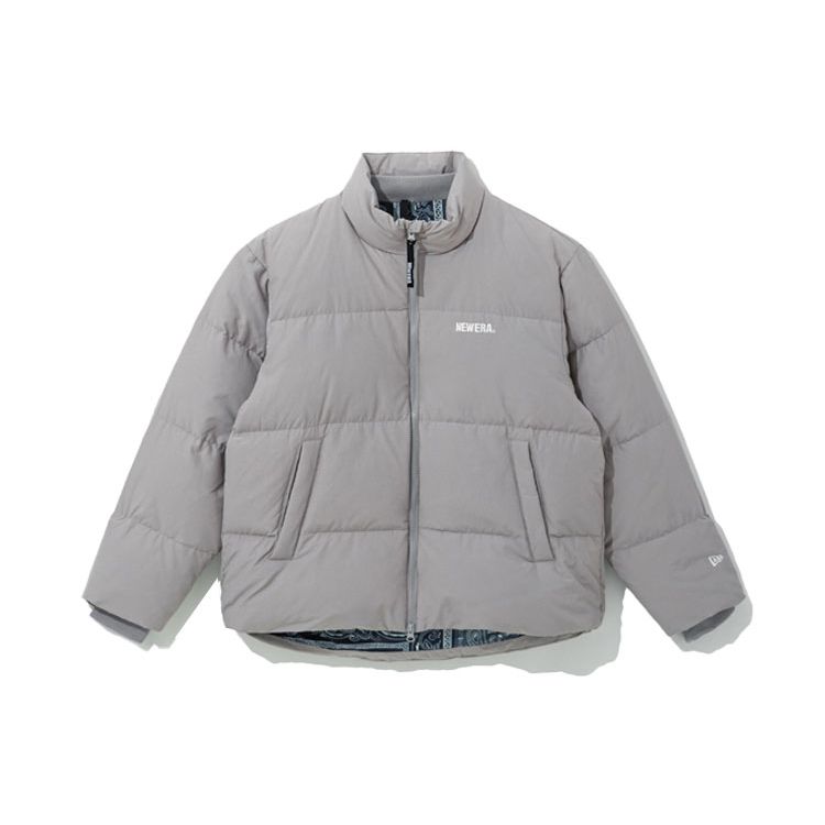 New Era Medium Zipper Stand Collar Down Jacket Unisex outerwear 12866472