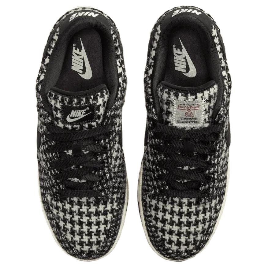Harris Tweed X Nike  Dunk Low Black Phantom Women Sneakers HQ5036-901