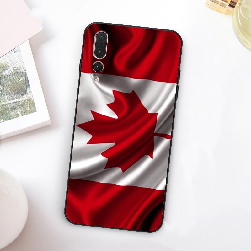 Canada Canadian Flag For Huawei Nova Y60 Y70 Y90 Y72 Y73 Y61 Y91 7i 8i 11i 12i 12s 9 10 SE P20 P30 P40 Lite Case