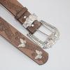 Rhinestones Belt Decorative Waist Belt Butterfly Leathers Belts for Womens Jeans
