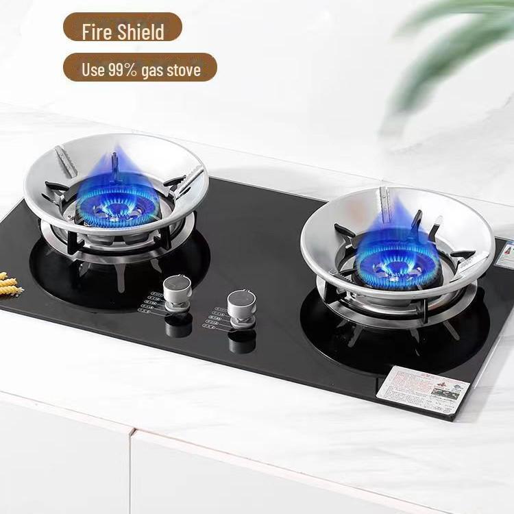 Windproof Gas Stove Cover: Energy-Saving and Non-Slip Bracket