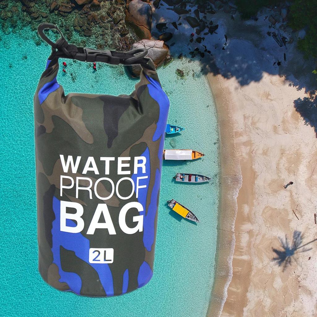 Wasserdichte, schwimmfähige und leichte Trockentasche für Kajakfahren, Bootfahren, Angeln, Schwimmen