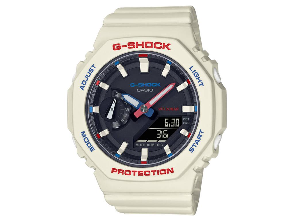 CASIO Tricolor G-SHOCK GMA-S2100WT-7A1JF Red/Blue/White Mid-Size
