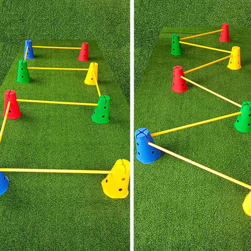 Boscholi Agility Training Set with Cones and Rods