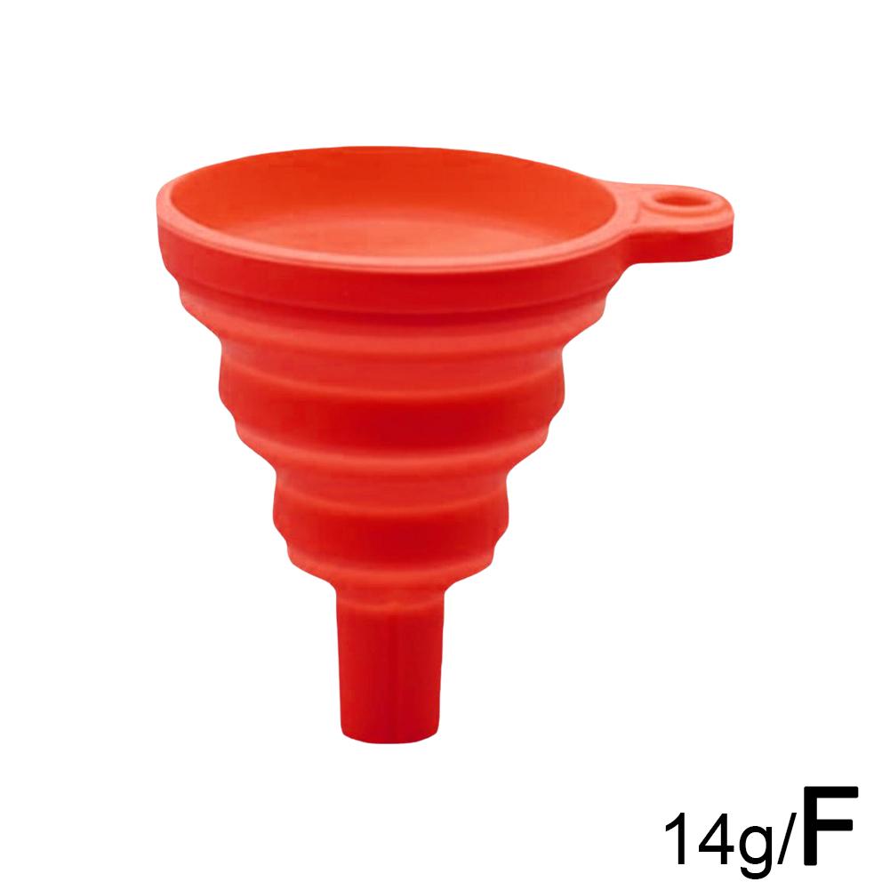 Silicone Separatory Filter Funnel Car Universal Liquid Funnel Washer Fluid Change Foldable Portable Auto Engine Oil Petrol Chang