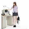 UNIFREE Women's Embroidered Plaid Short Sleeve Shirt
