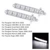 Pár LED světel pro denní svícení a mlhových světel pro Citroen C3 Berlingo Peugeot 9802795580