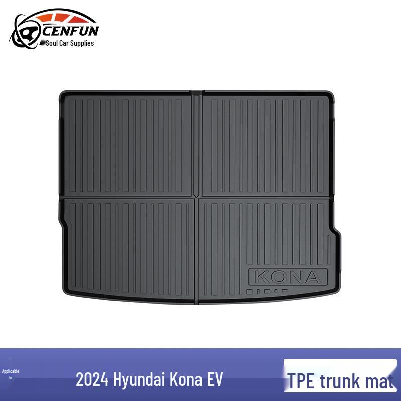 

Комплект 3D ковриков для пола и коврик TPE для спинки заднего сиденья багажника Hyundai Kona EV 2024 No Specification